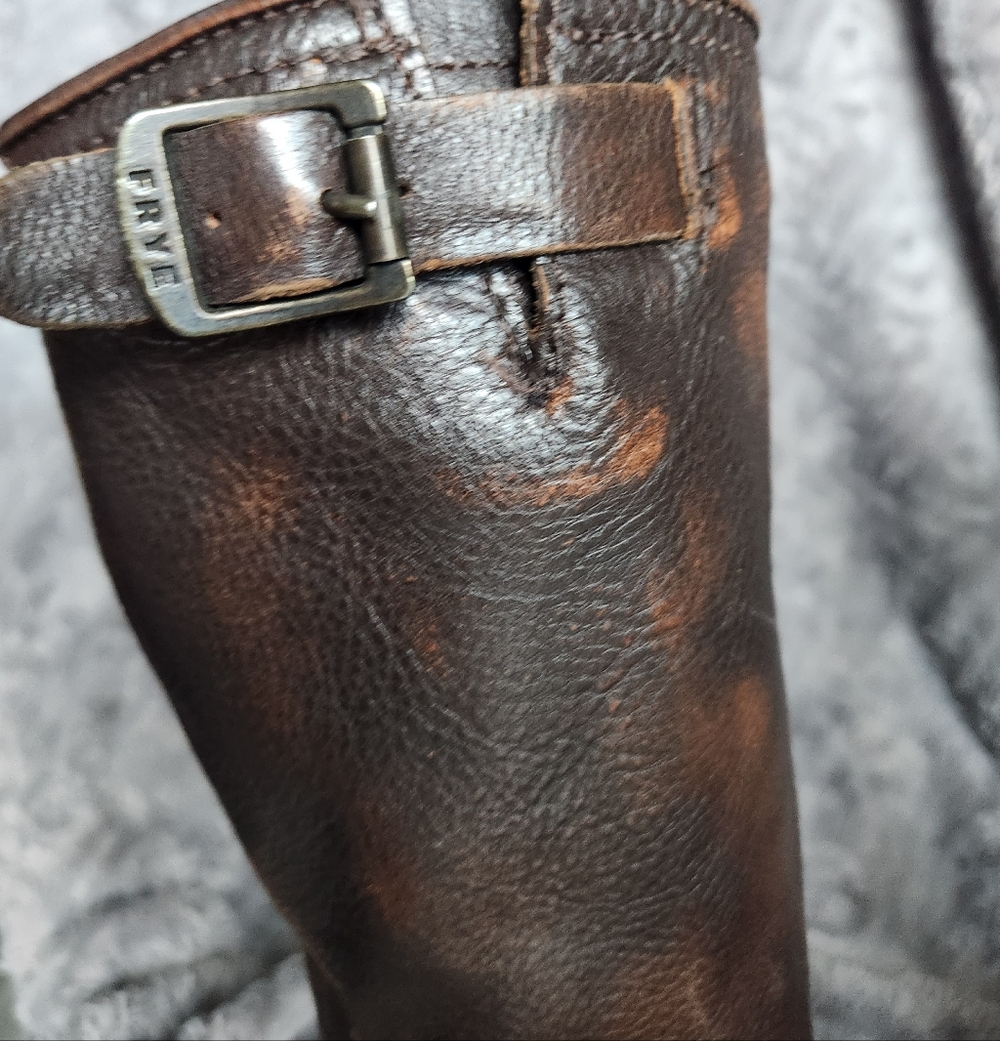 Frye Veronica Tall Moto Boot SZ 7 - Picture 3 of 6